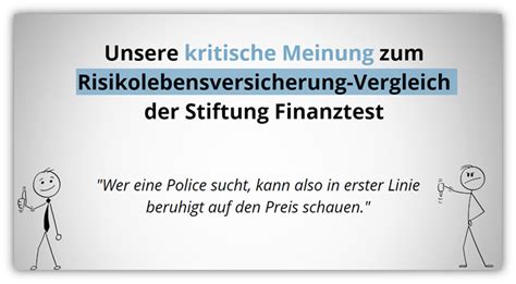 vergleich risikolebensversicherung finanztest.